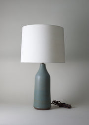 Large Bottle Lamp In Lake Blue - Victoria Morris